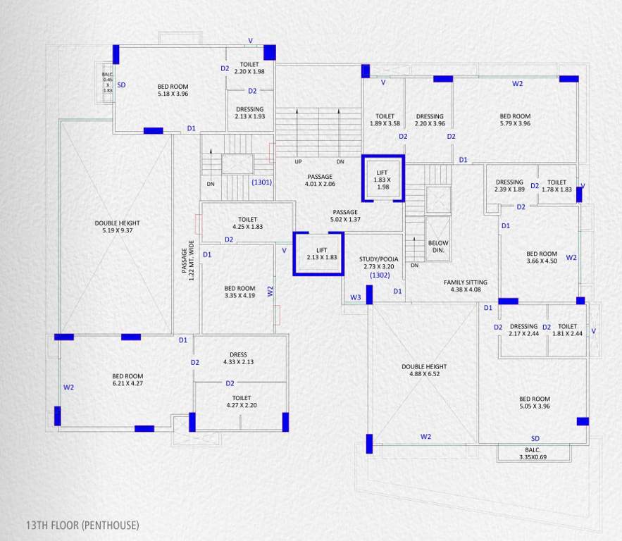  greenopolis Block F Cluster Plan for 13th Floor