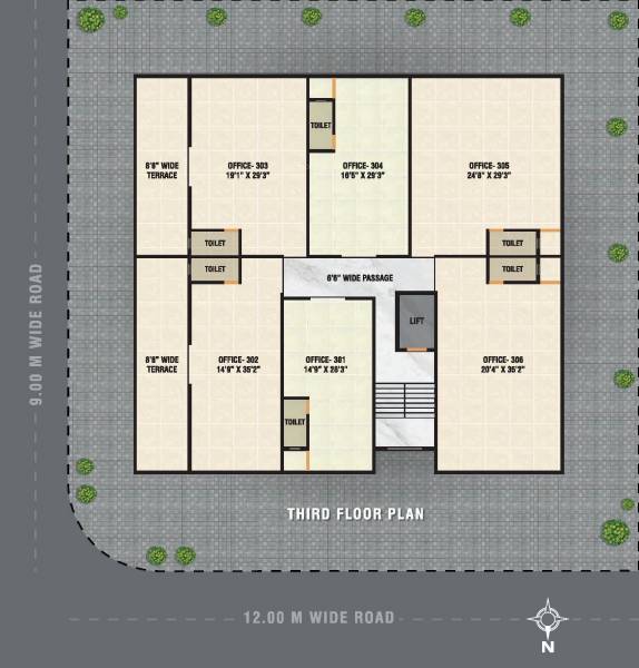  arcade Arcade Cluster Plan for 3rd Floor