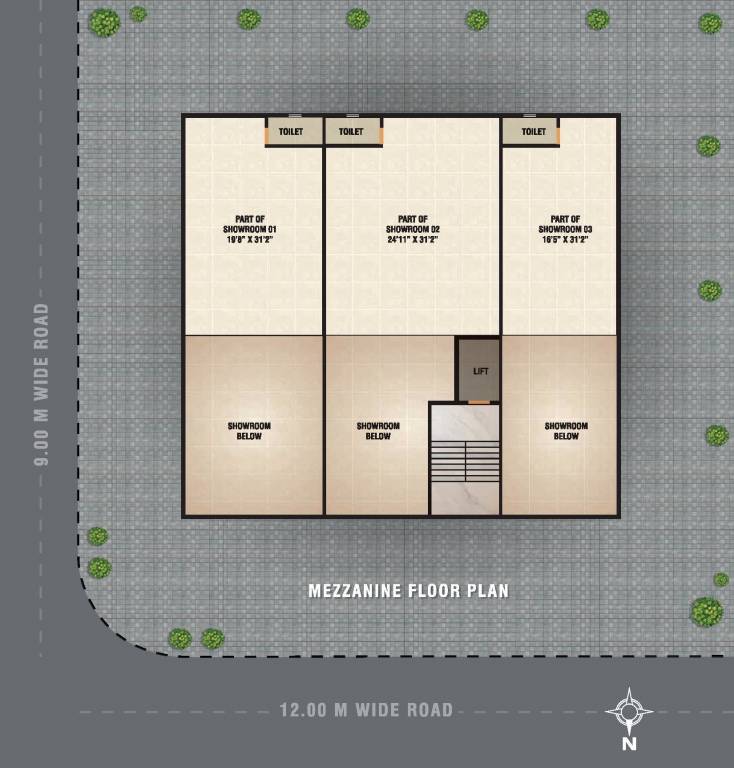  arcade Arcade Cluster Plan for Mezzaning Floor