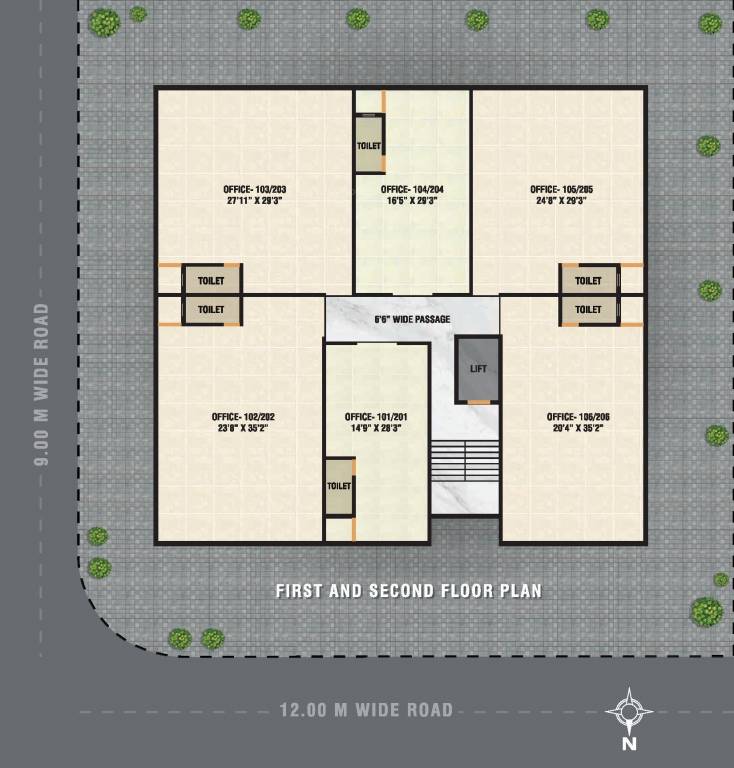  arcade Arcade Cluster Plan from 1st to 2nd Floor
