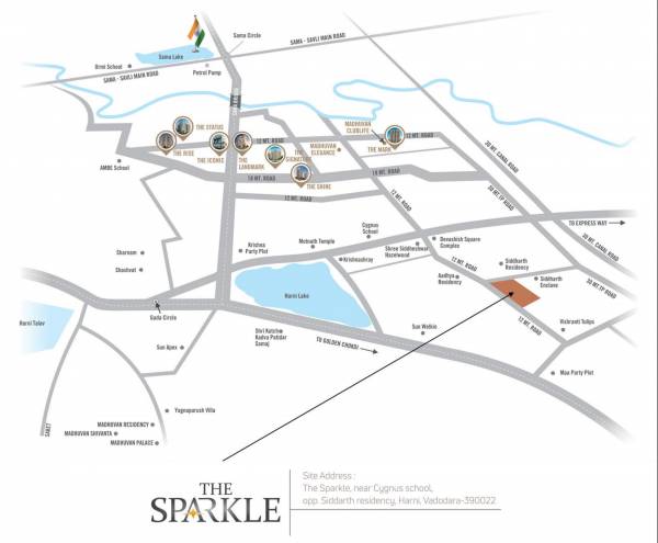  the-sparkle Location Plan