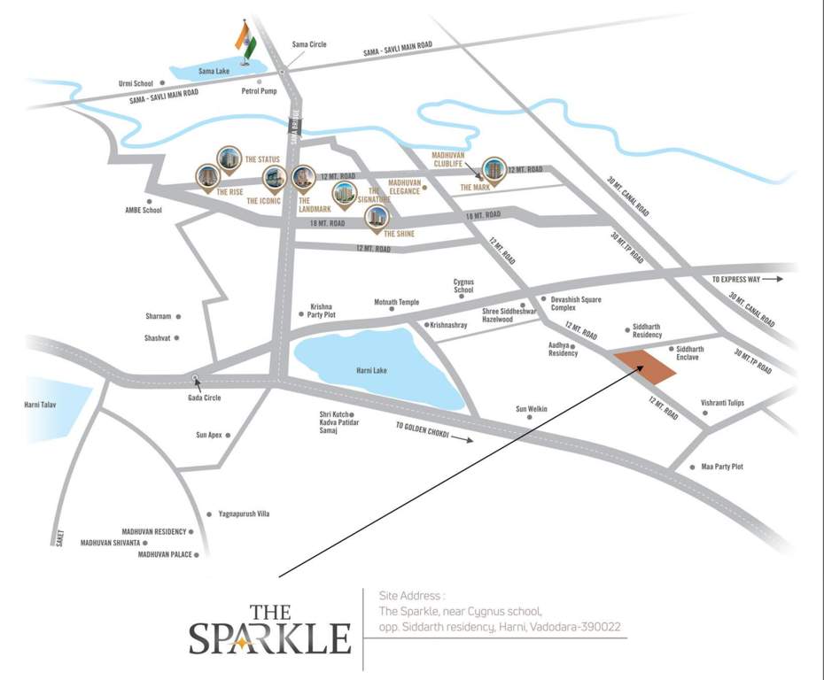  the sparkle Location Plan
