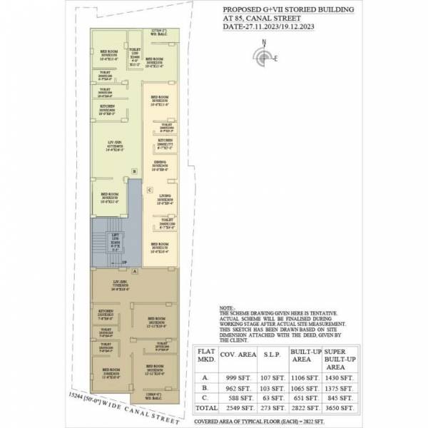 clusterPlan of Nirmala Plaza