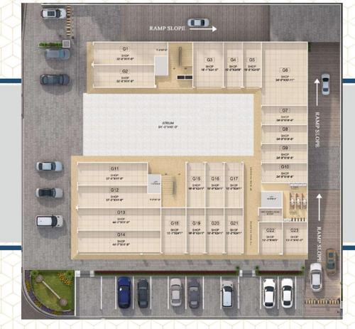  silicon-business-centre Silicon Business Centre Cluster Plan for ground Floor