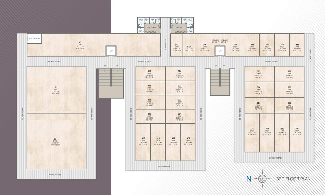  nysa business center Nysa Business Center Cluster Plan for 3rd Floor
