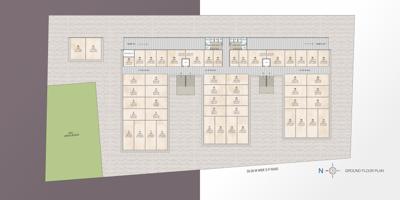  nysa-business-center Nysa Business Center Cluster Plan for ground Floor