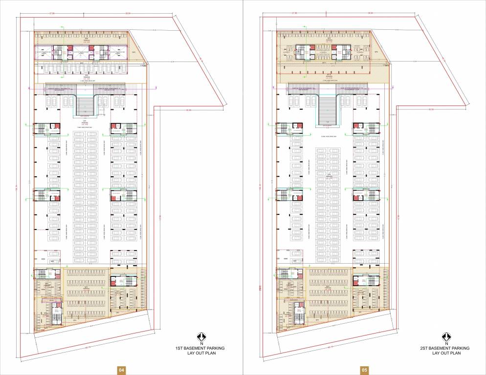  palace Block A To Block I Basement Cluster Plan