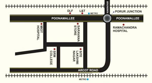  lakshmi-ram-nivas-apartment Location Plan