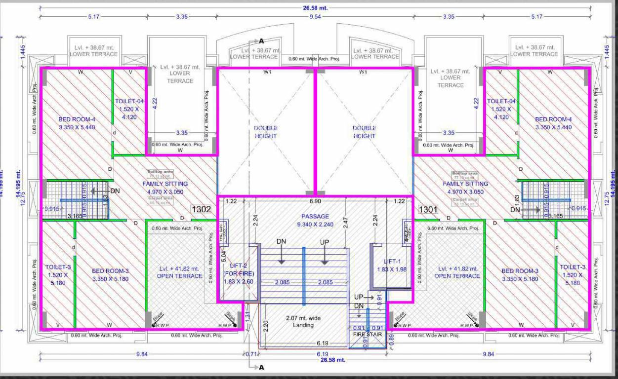  creston Block I Cluster Plan For 13th Floor