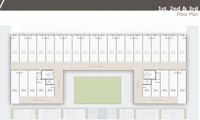  74 A Cluster Plan From 1st To 3rd Floor