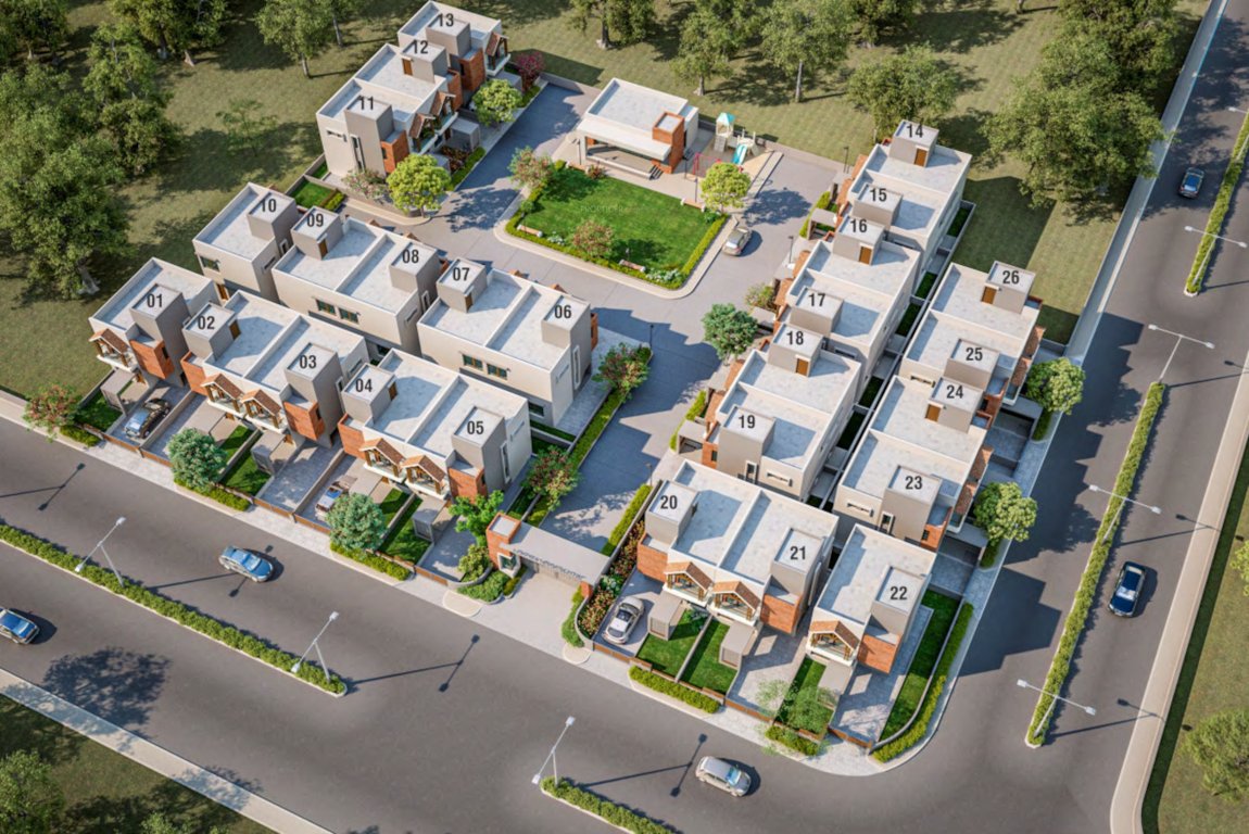 shivam bungalows Layout Plan