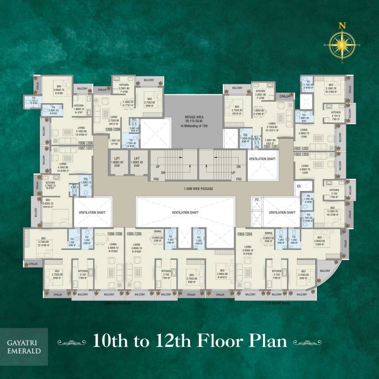  gayatri emerald Gayatri Emerald Cluster Plan