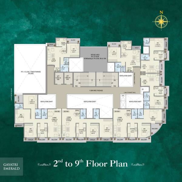  gayatri-emerald Gayatri Emerald Cluster Plan
