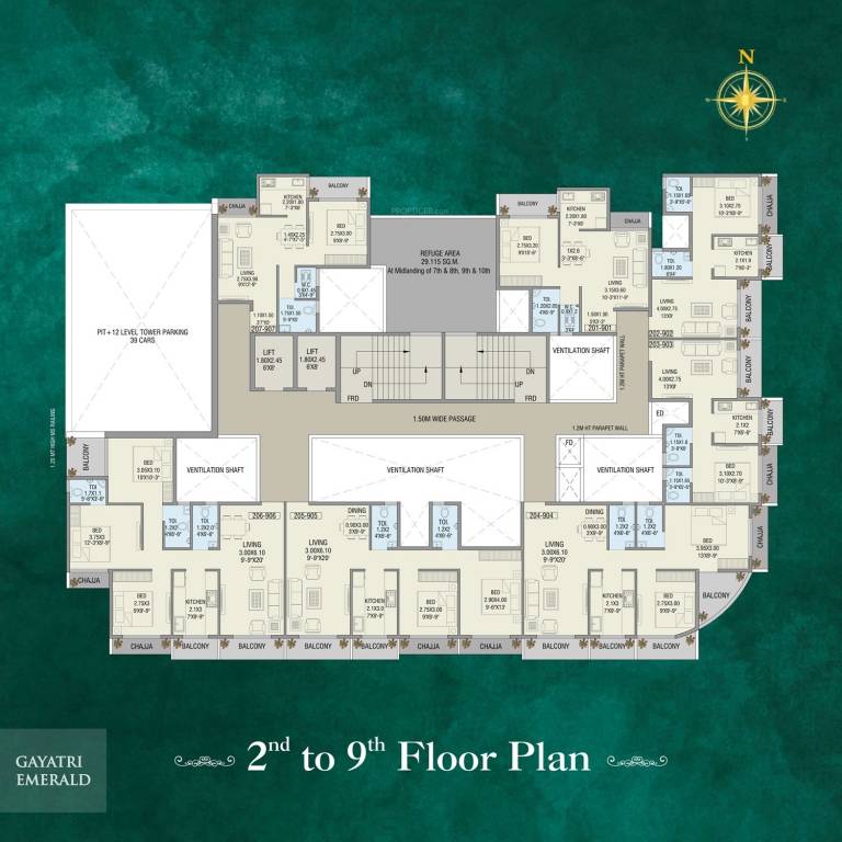  gayatri emerald Gayatri Emerald Cluster Plan