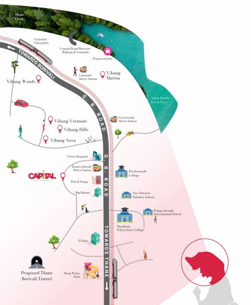 Location Plan capital-of-thane Location Plan