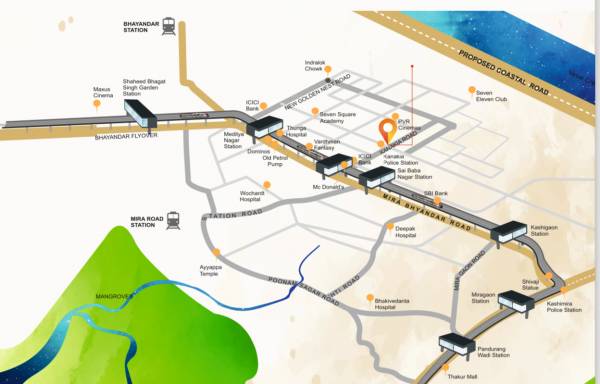  man-mandir Location Plan