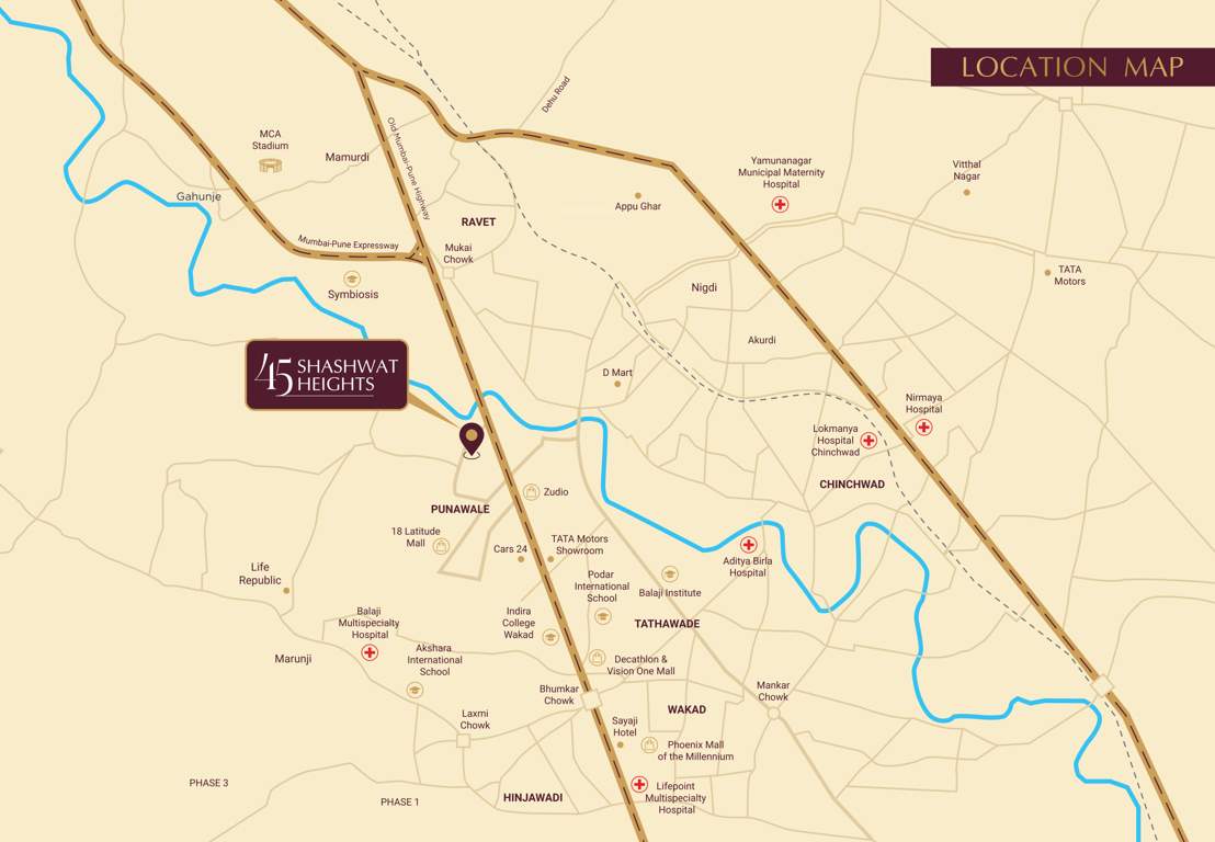  45 shashwat heights Location Plan