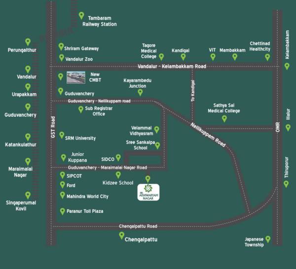  chandraseker-avanue Location Plan
