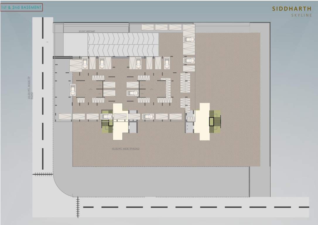  skyline Block A & B Basement floor Cluster Plan