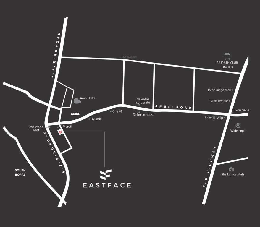  east face Location Plan