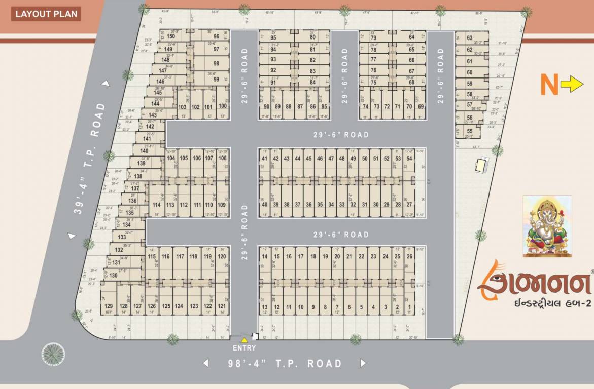  gajanan industrial hub 2 Layout Plan