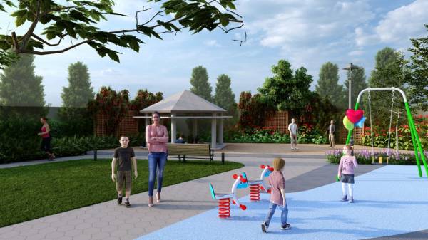  rain-drop Children's play area