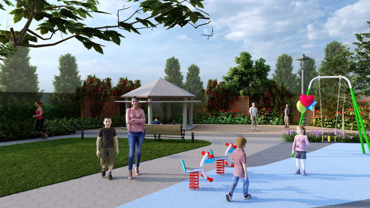  rain drop Children's play area