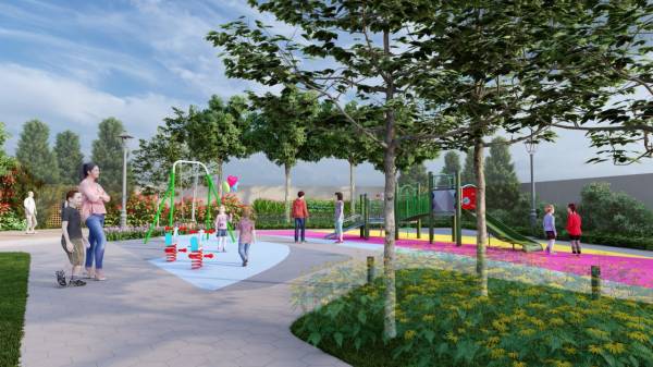  rain-drop Children's play area