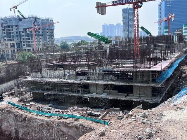 lansum elena Block A Construction Status March 25