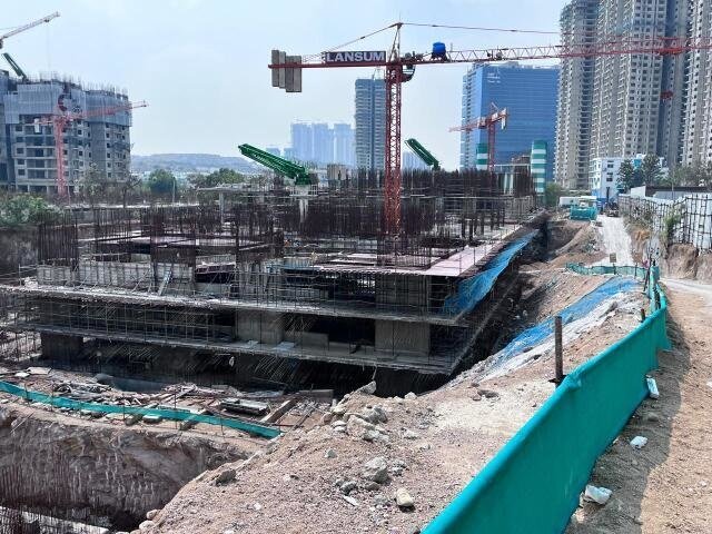 lansum elena Block B Construction Status March 25