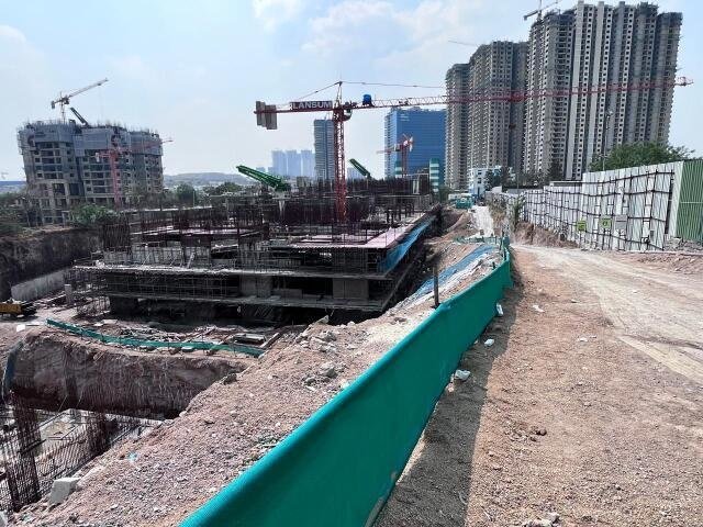 lansum elena Block B Construction Status March 25