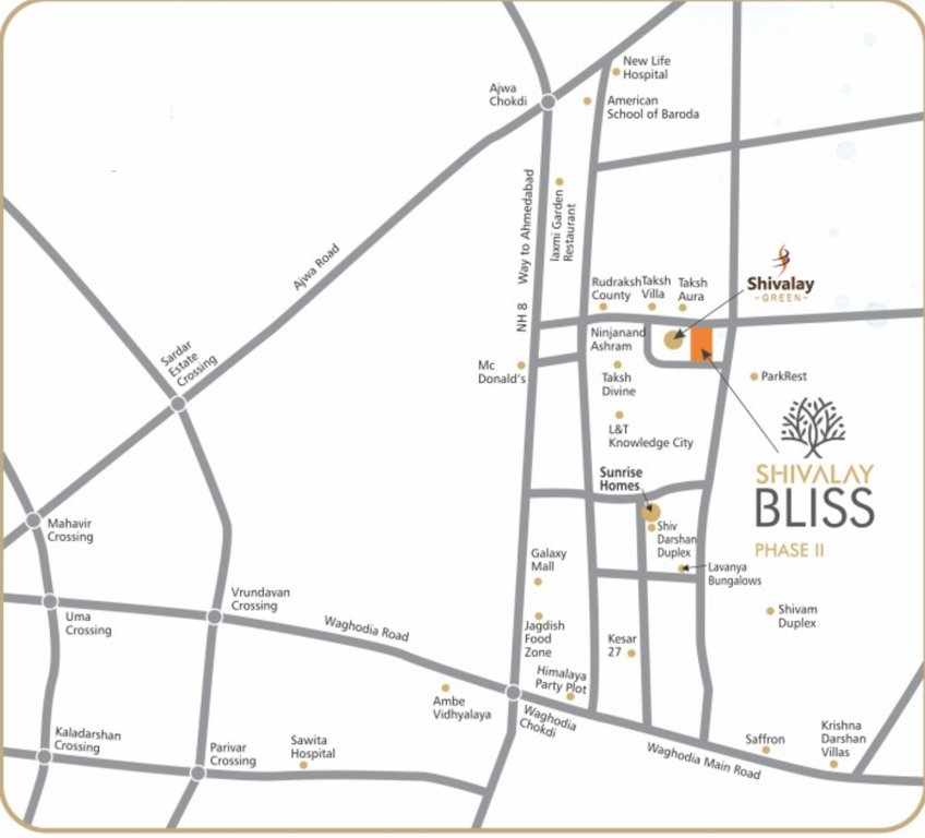 shivalay bliss phase 2 Location Plan