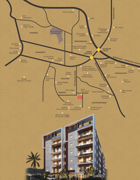  nagadhara grand Location Plan
