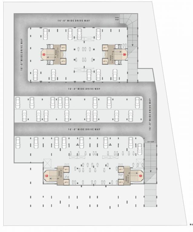 shivanta Block A,B,C,D Cluster Plan For Basement