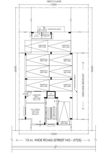  shree-paharimata-chs Shree Paharimata CHS Cluster Plan for ground Floor