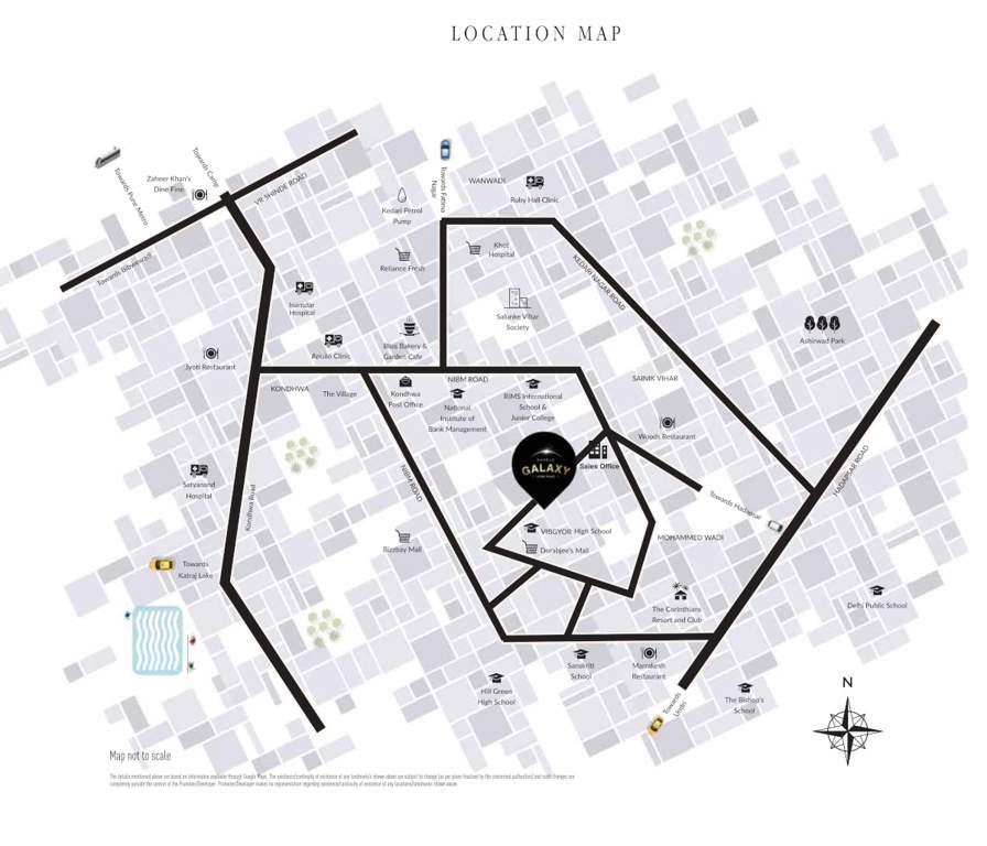  t2 named constella of raheja galaxy in rv premiere Location Plan