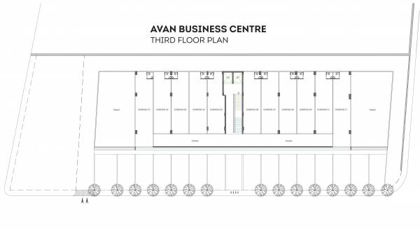  avan-business-centre 1 Cluster Plan For 3rd Floor