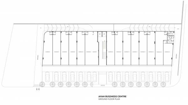  avan-business-centre 1 Cluster Plan For Ground Floor