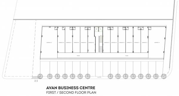  avan-business-centre 1 Cluster Plan From 1st To 2nd Floor
