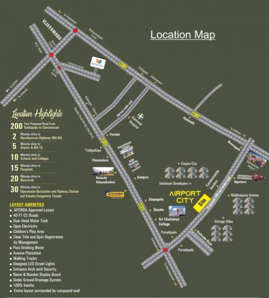 airport-city Location Plan