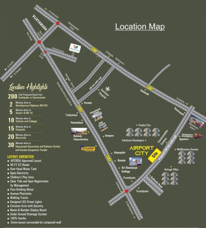  airport city Location Plan