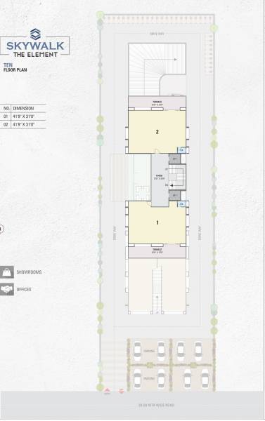  skywalk-the-element Skywalk The Element Cluster Plan For 10th Floor