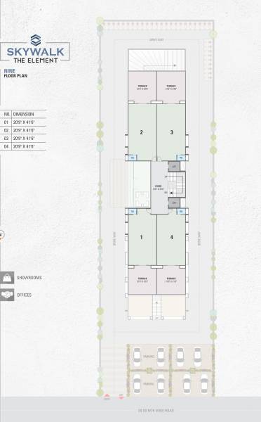  skywalk-the-element Skywalk The Element Cluster Plan For 9th Floor