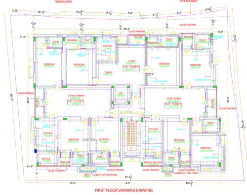  residential-flat-at-maduravoyal Residential Flat At Maduravoyal Cluster Plan from 1st to 3rd Floor