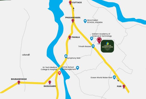 Location Plan krishna-downtown Location Plan