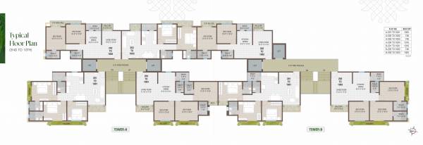  toran-residency Block B Cluster Plan