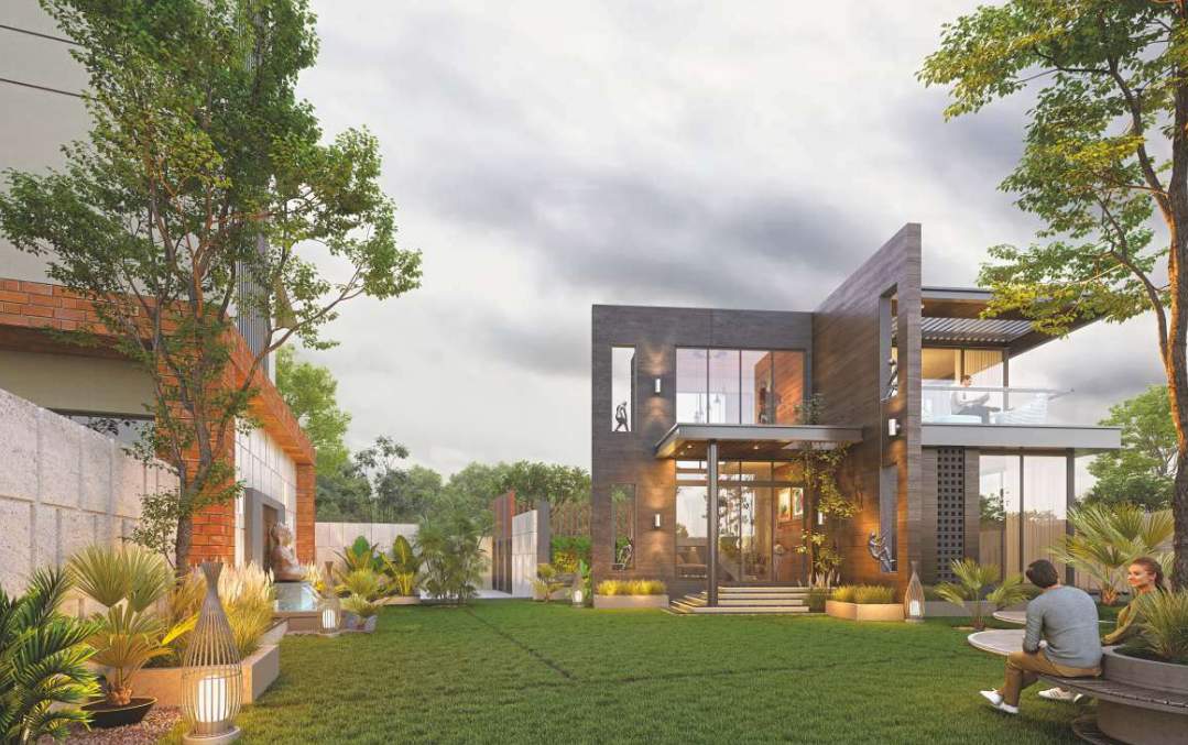  toran residency Landscape Garden and Tree Planting