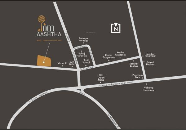  om-aashtha Location Plan