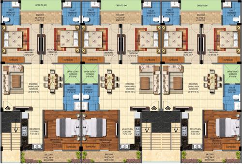  shree-ganpati-residency Shree Ganpati Residency Typical Cluster Plan
