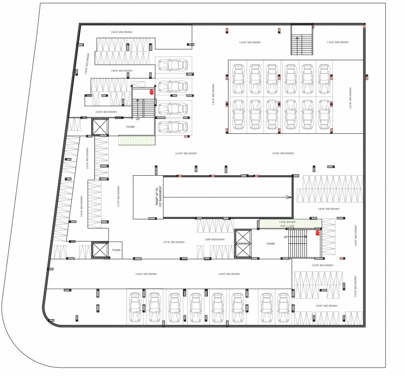  lake view Block A Cluster Plan For Basement 2